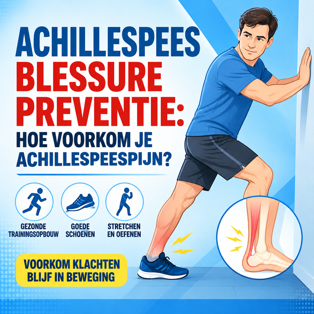 Achillespees blessure preventie: hoe voorkom je achillespeespijn?