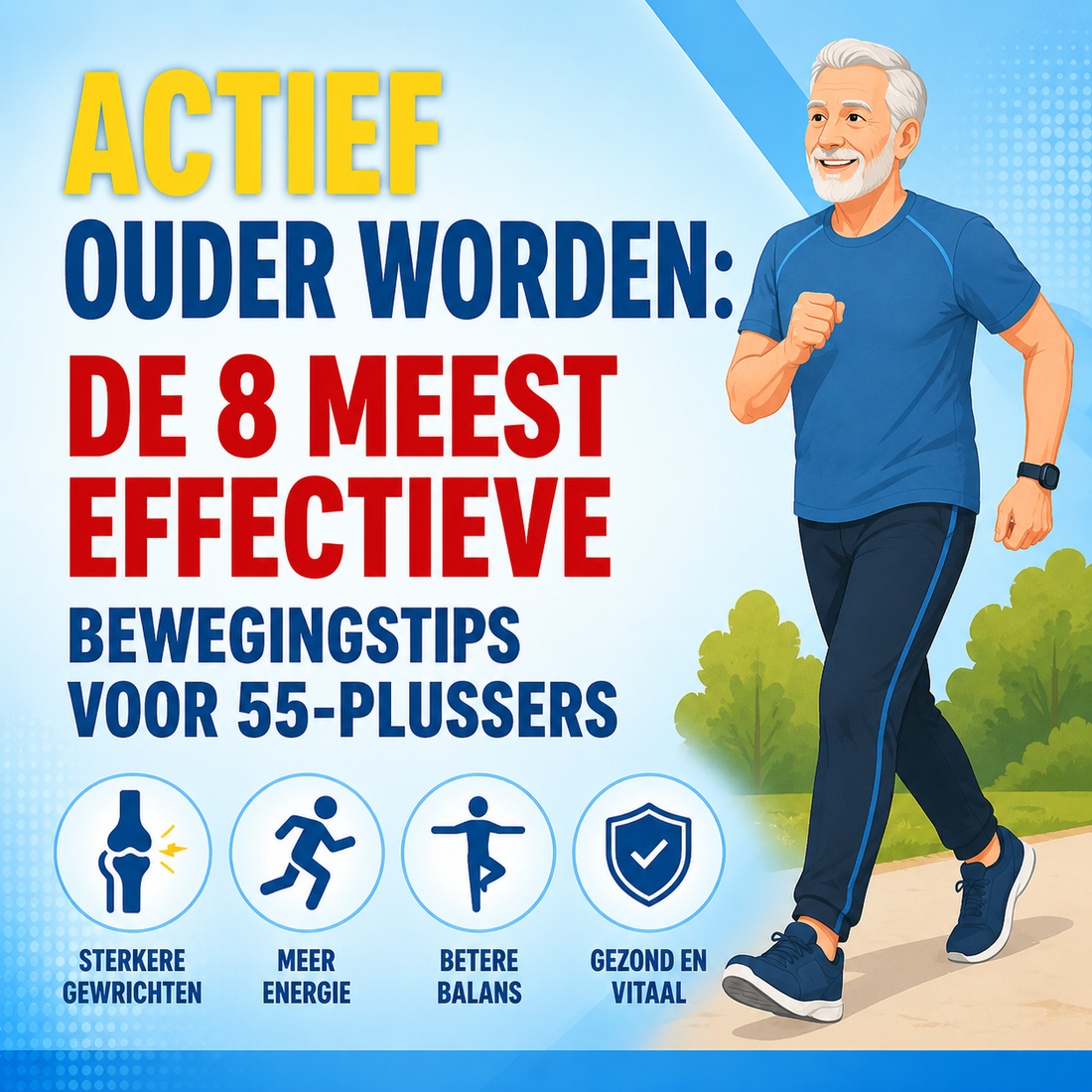 Actief ouder worden: de 8 meest effectieve bewegingstips voor 55-plussers