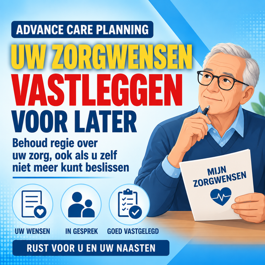 Advance care planning: uw zorgwensen vastleggen voor later