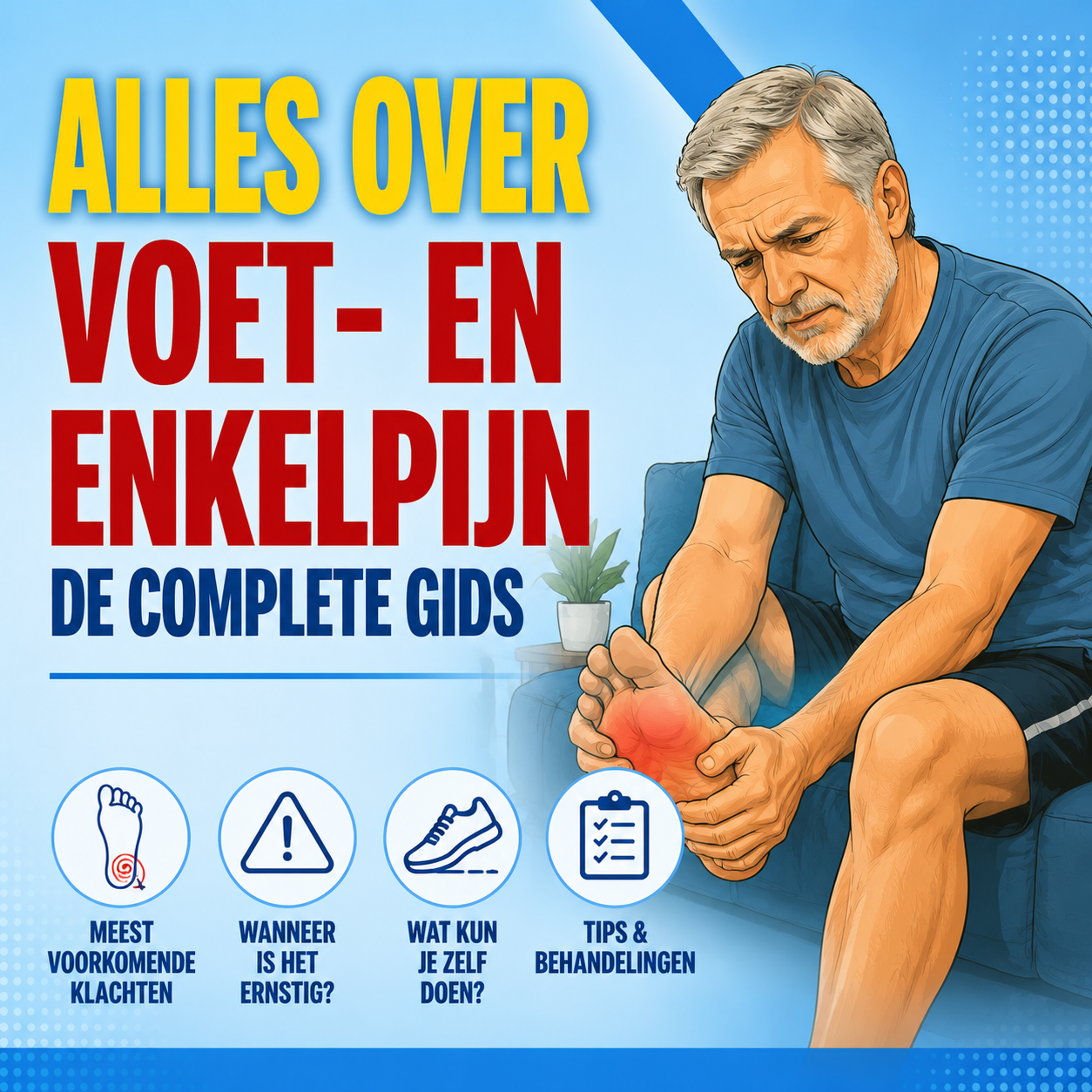Alles over voet- en enkelpijn — de complete gids