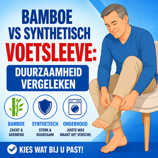 Bamboe vs synthetisch voetsleeve: duurzaamheid vergeleken
