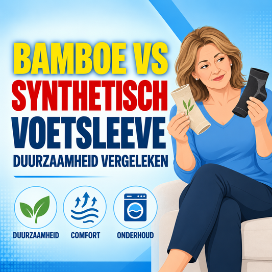 Bamboe vs synthetisch voetsleeve: duurzaamheid vergeleken