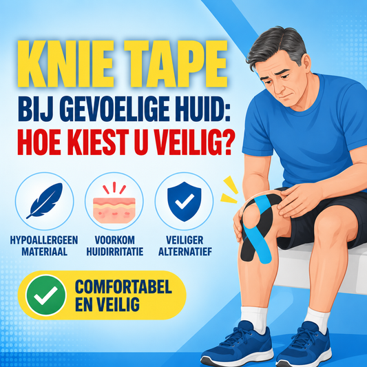 Beste knie tape bij gevoelige huid: hoe kiest u veilig?