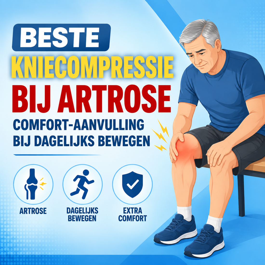 Beste kniecompressie bij artrose: comfort-aanvulling bij dagelijks bewegen