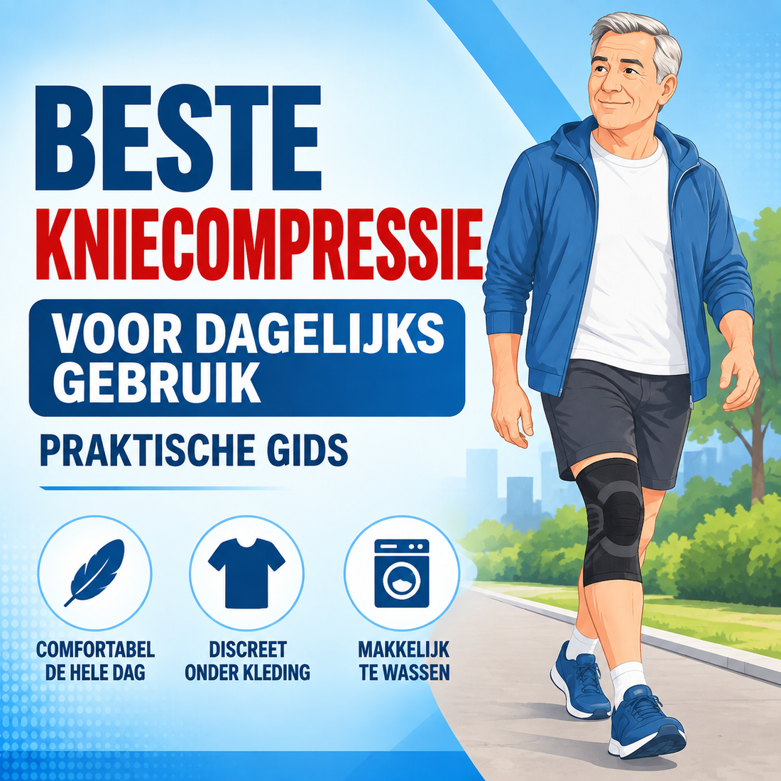 Beste kniecompressie voor dagelijks gebruik: praktische gids