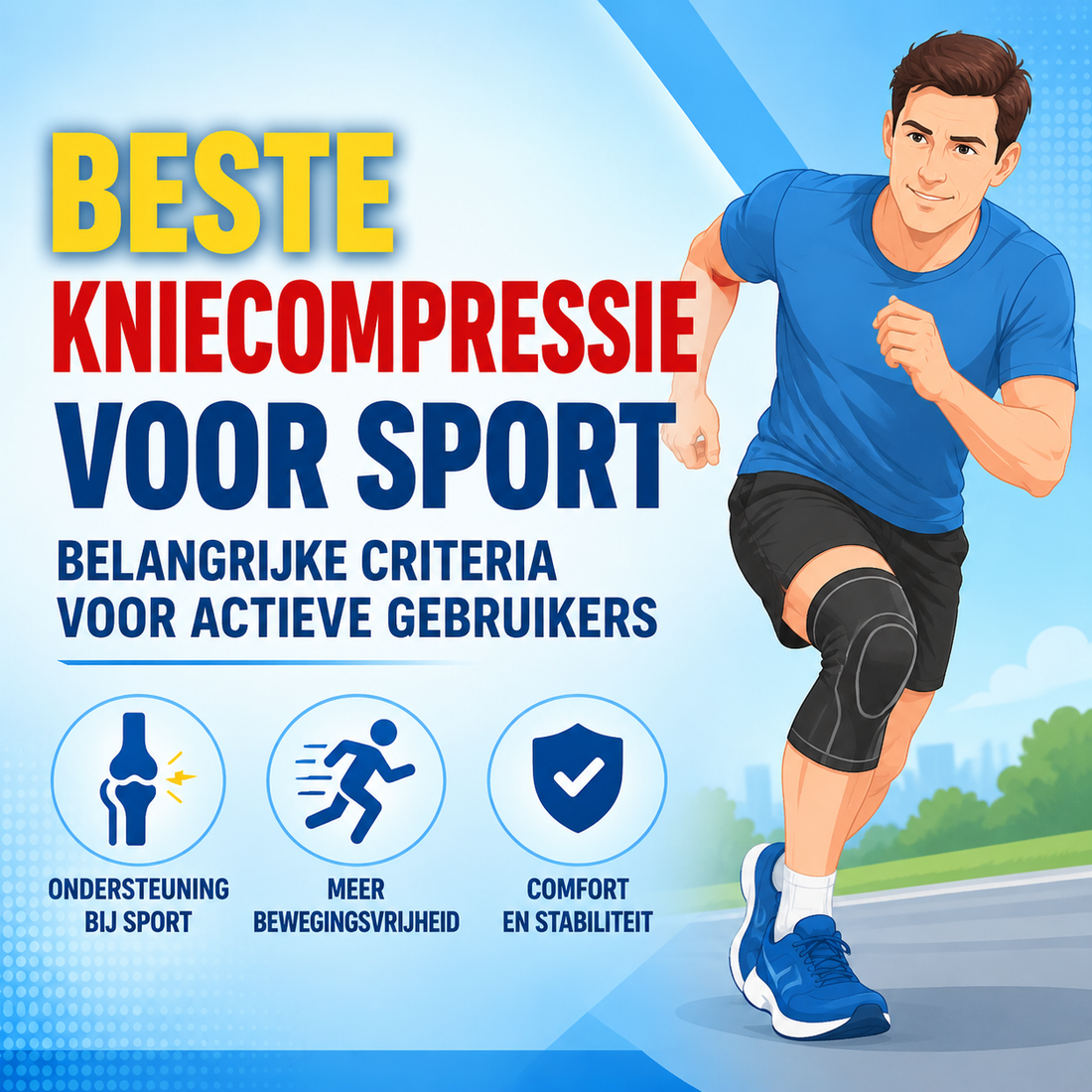 Beste kniecompressie voor sport: criteria voor actieve gebruikers