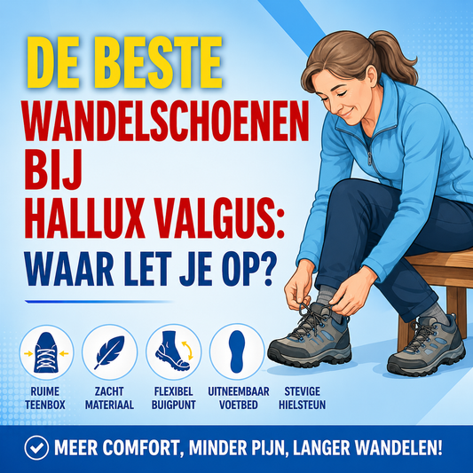 Beste wandelschoenen bij hallux valgus: waar let je op?