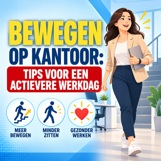 Bewegen op kantoor: tips om de hele werkdag actiever te zijn