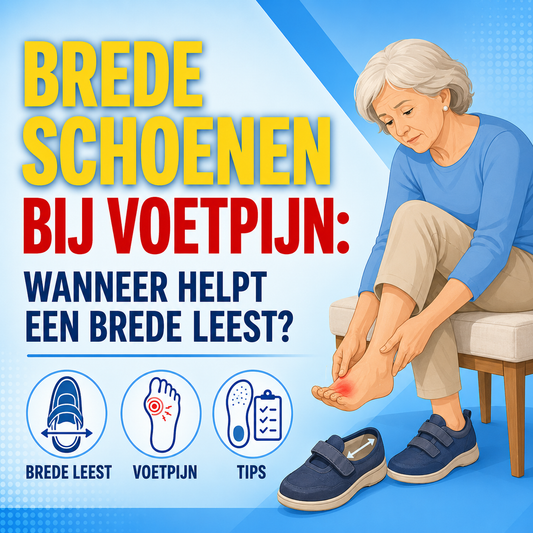Brede schoenen bij voetpijn: wanneer is een brede leest de oplossing?