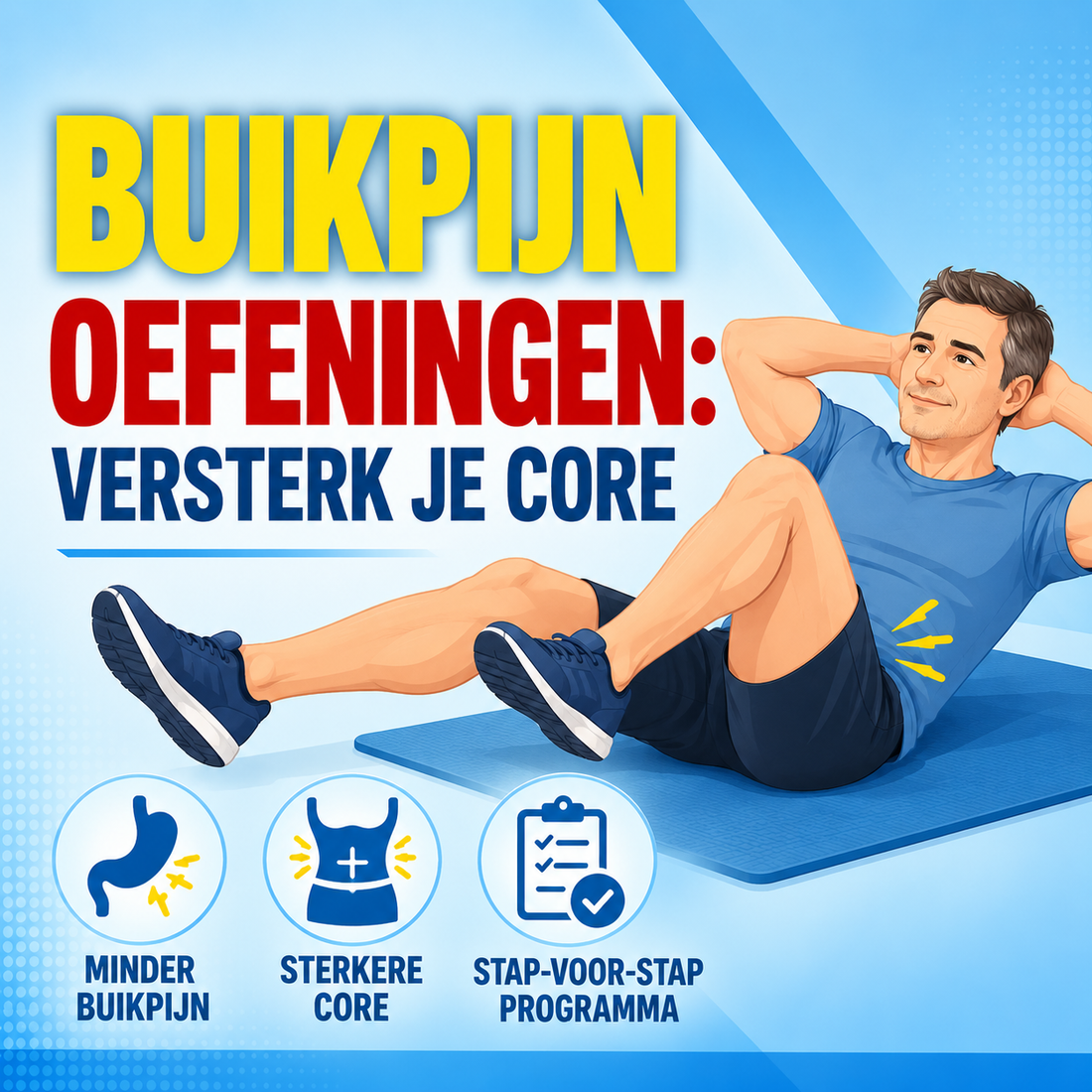 Buikpijn oefeningen: het complete core-versterkingsprogramma