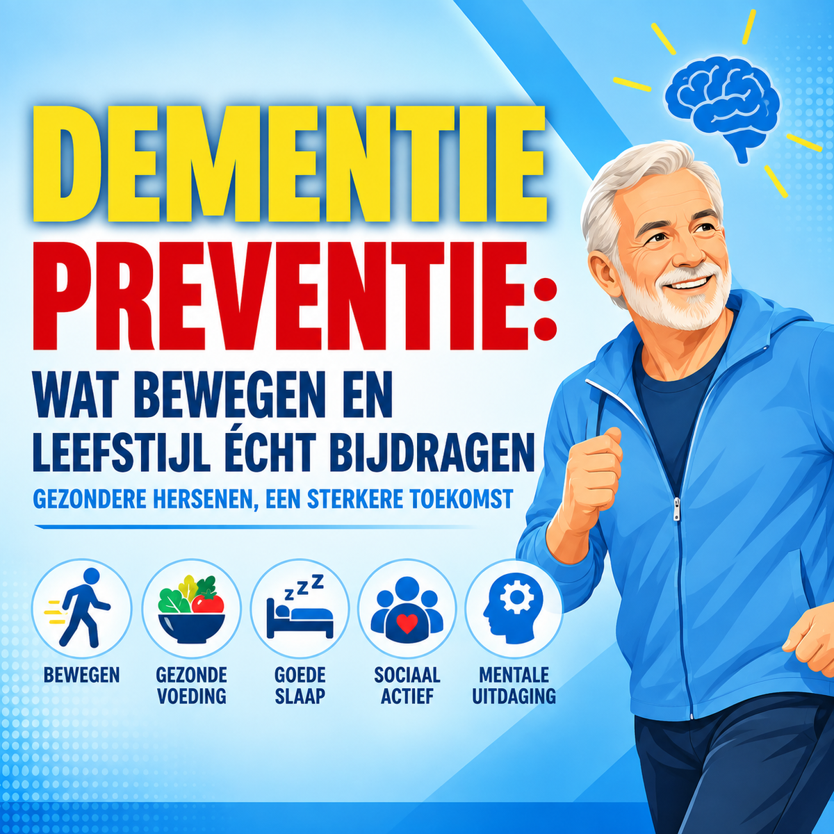 Dementie preventie: wat bewegen en leefstijl echt bijdragen