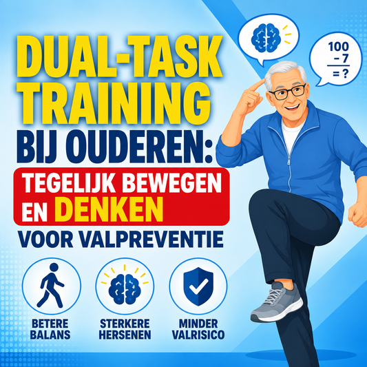Dual-task training bij ouderen: tegelijk bewegen en denken voor valpreventie