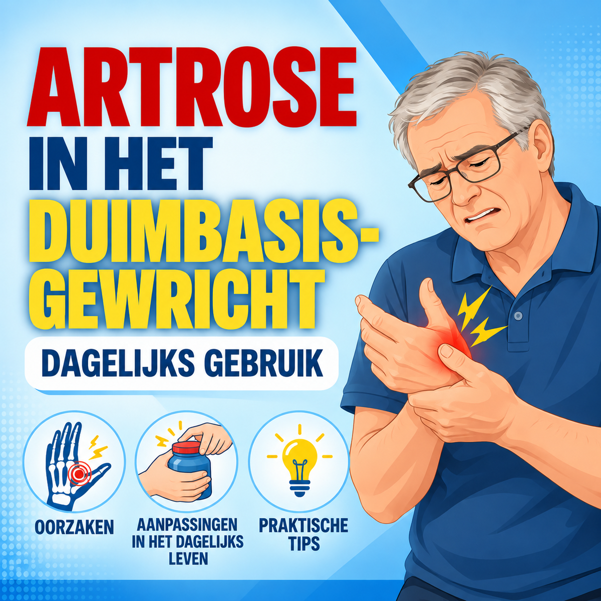 Artrose in het duimbasisgewricht: dagelijks gebruik