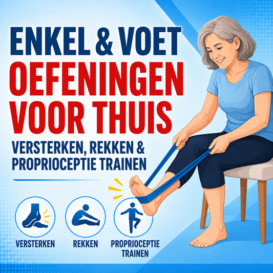 Enkel en voet oefeningen voor thuis: versterken, rekken en proprioceptie trainen
