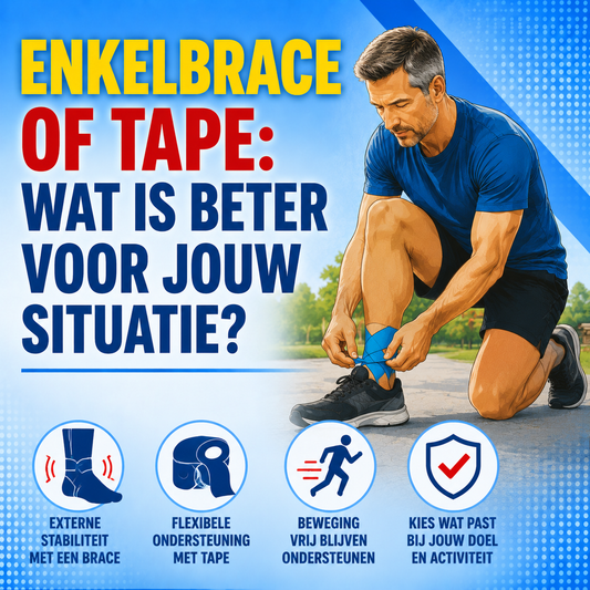 Enkelbrace of tape: wat is beter voor jouw situatie?