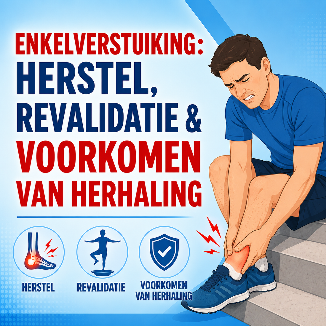 Enkelverstuiking: herstel, revalidatie en voorkomen van herhaling