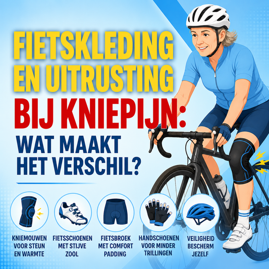 Fietskleding en uitrusting bij kniepijn: wat maakt het verschil?