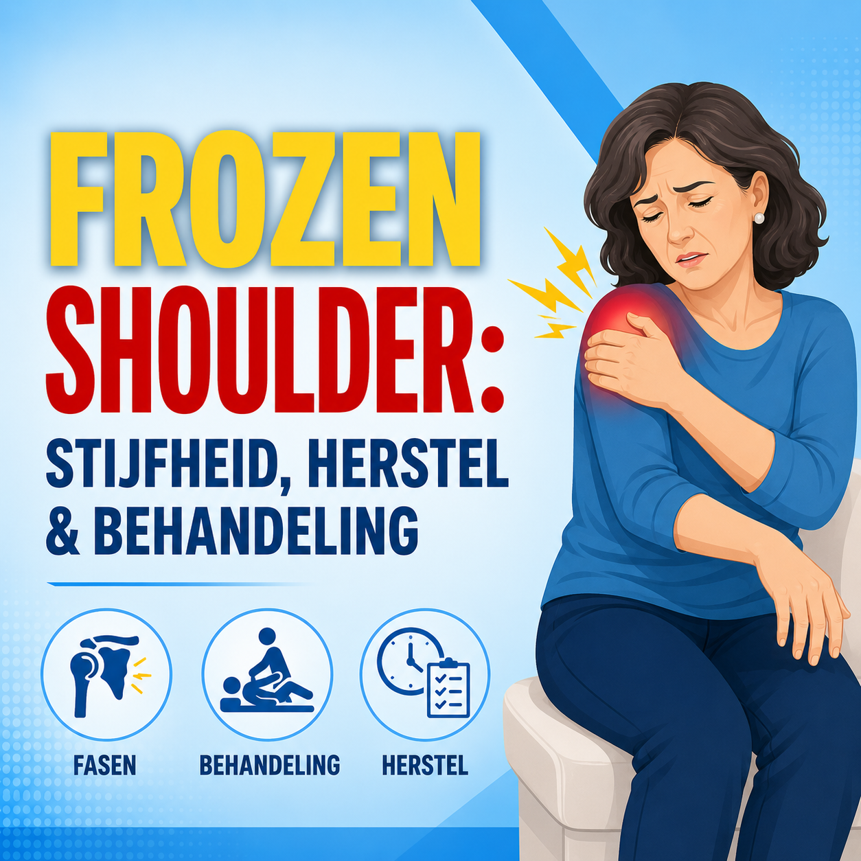 Frozen shoulder: wat is het en hoe lang duurt het?