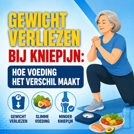 Gewicht verliezen bij kniepijn: hoe voeding het verschil maakt