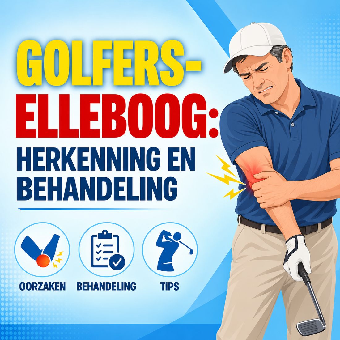Golferselleboog (mediale epicondylitis): herkenning en behandeling