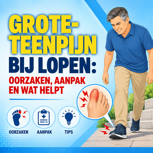 Grote-teenpijn bij lopen: oorzaken, aanpak en wat helpt