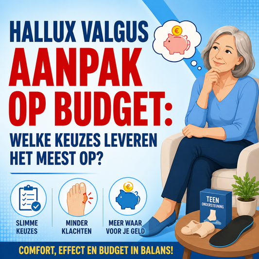 Hallux valgus aanpak op budget: welke keuzes leveren het meest op?