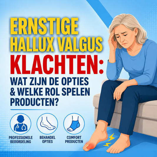 Ernstige hallux valgus klachten: wat zijn de opties en welke rol spelen producten?