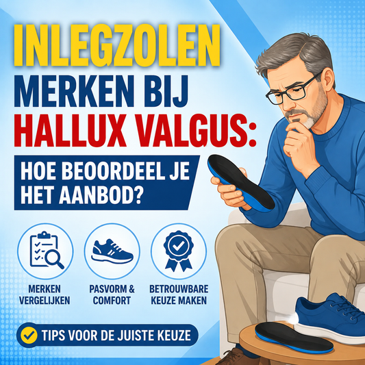 Inlegzolen merken bij hallux valgus: hoe beoordeel je het aanbod?