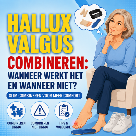 Hallux valgus producten combineren: wanneer werkt het en wanneer niet?