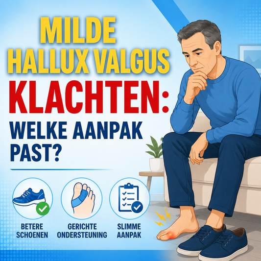 Milde hallux valgus klachten: welke aanpak past?