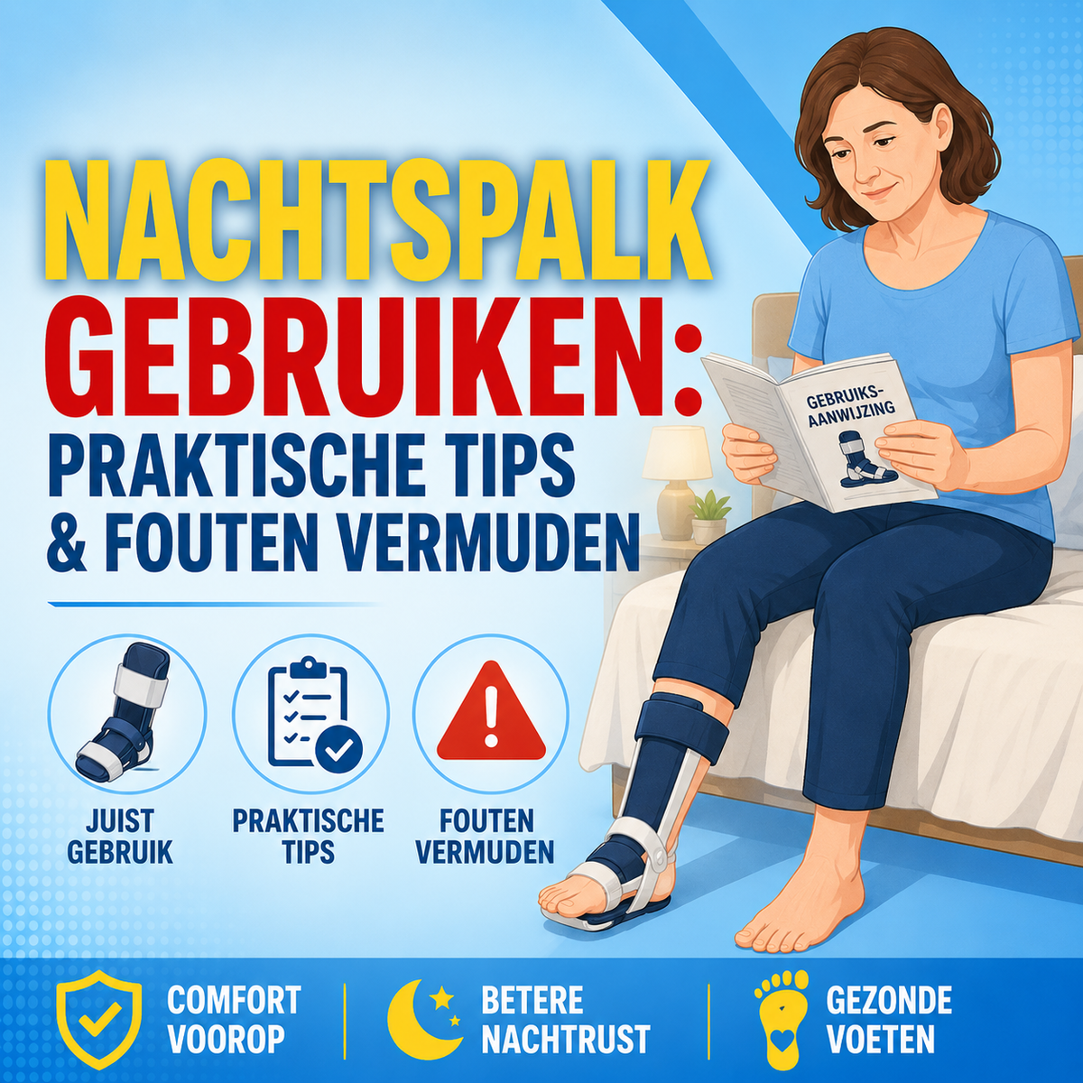Hallux nachtspalk gebruiken: praktische tips en welke fouten je vermijdt