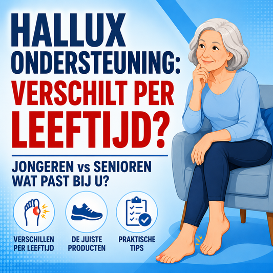 Hallux ondersteuning: verschilt de aanpak voor jongeren en senioren?
