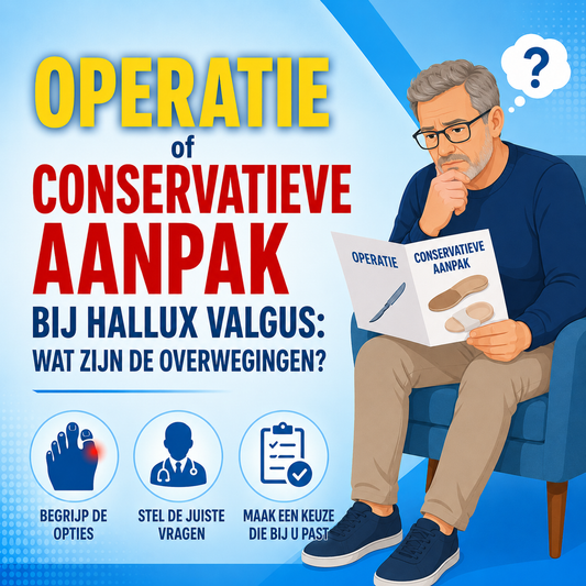 Operatie vs conservatieve aanpak bij hallux valgus: wat zijn de overwegingen?