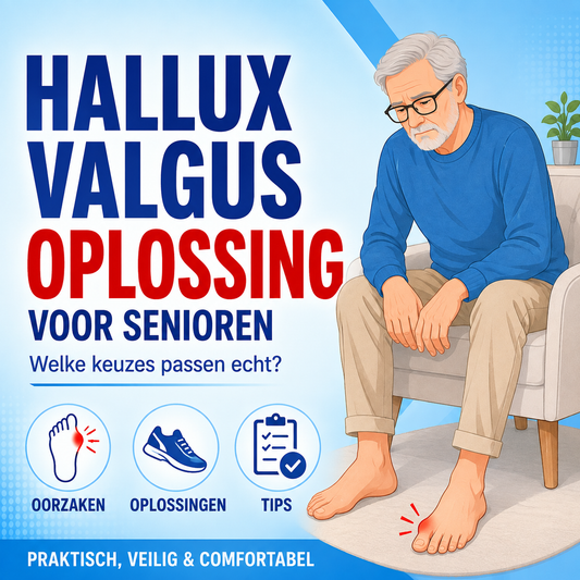 Hallux valgus oplossing voor senioren: welke keuzes passen?