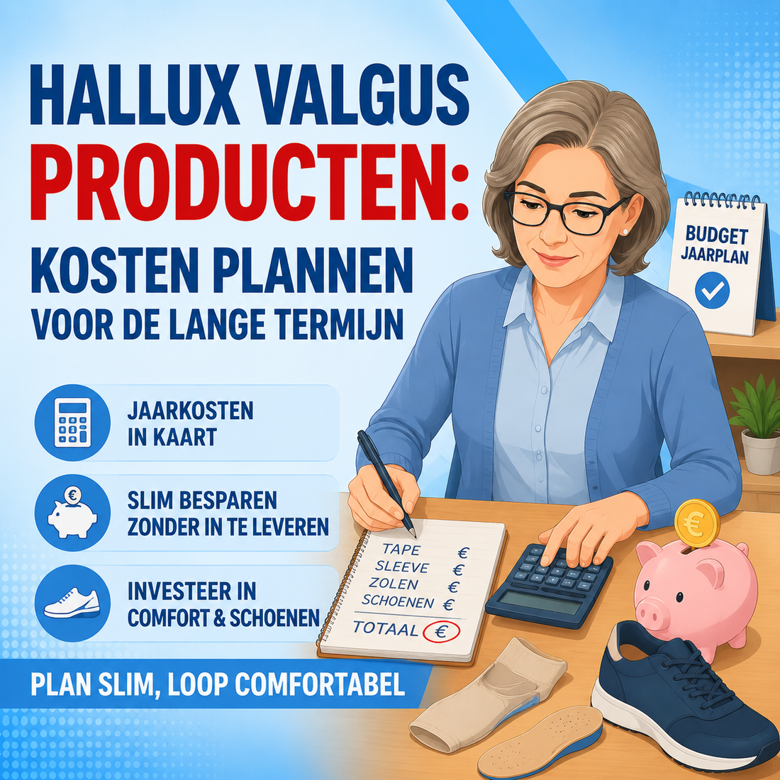 Hallux valgus producten: kosten plannen voor de lange termijn