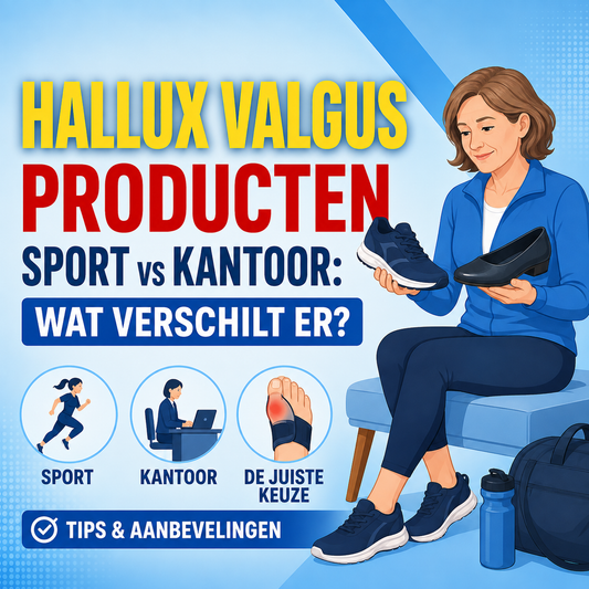 Hallux valgus producten voor sport vs kantoor: wat verschilt er?