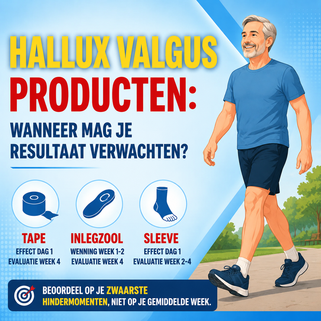 Hallux valgus producten: wanneer mag je resultaat verwachten?