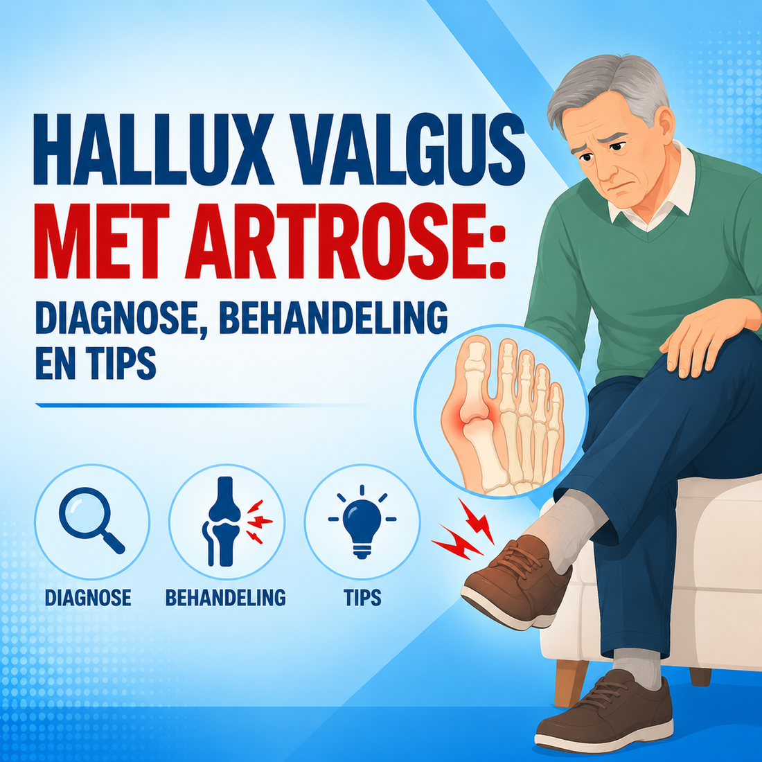 Hallux valgus met artrose van het grote teengewricht: diagnose en behandeling