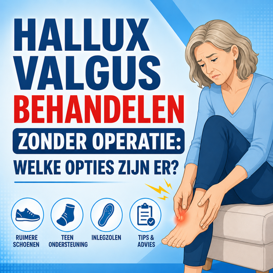 Hallux valgus behandelen zonder operatie: welke opties zijn er?