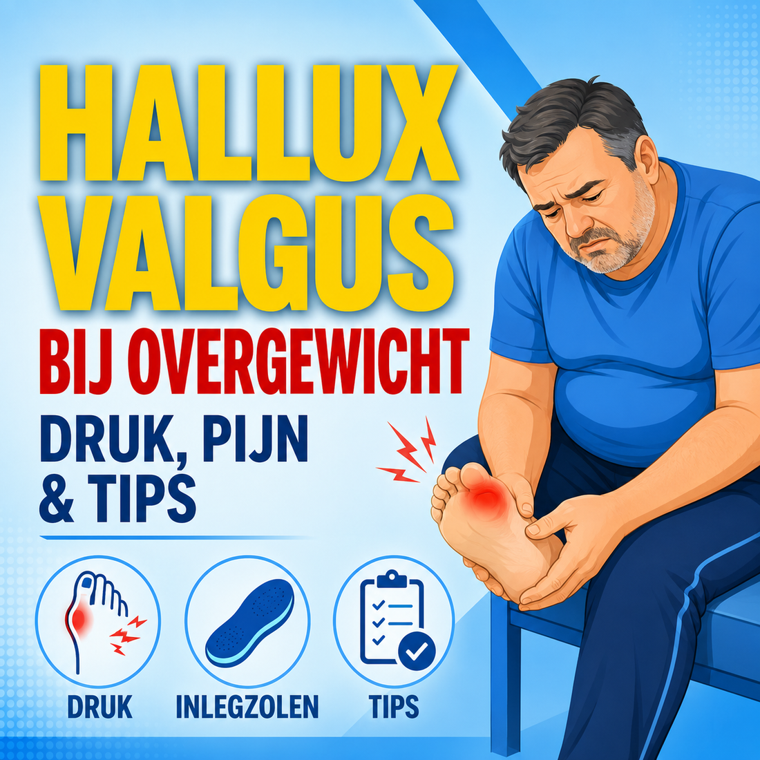 Hallux valgus bij overgewicht: de verbinding die je niet kent