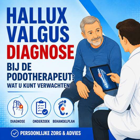 Hallux valgus diagnose bij de podotherapeut: wat u kunt verwachten