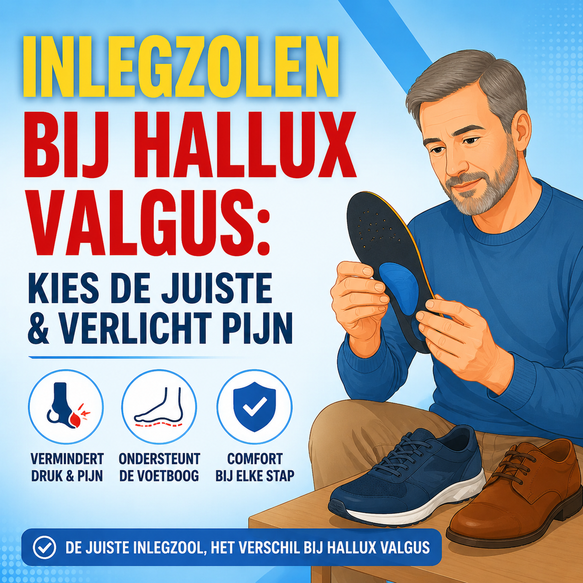 Inlegzolen bij hallux valgus: hoe kiest u de juiste en wat verwacht u?