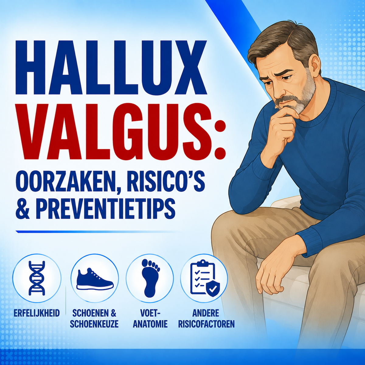 Hallux valgus oorzaken: erfelijkheid, schoenen en andere risicofactoren