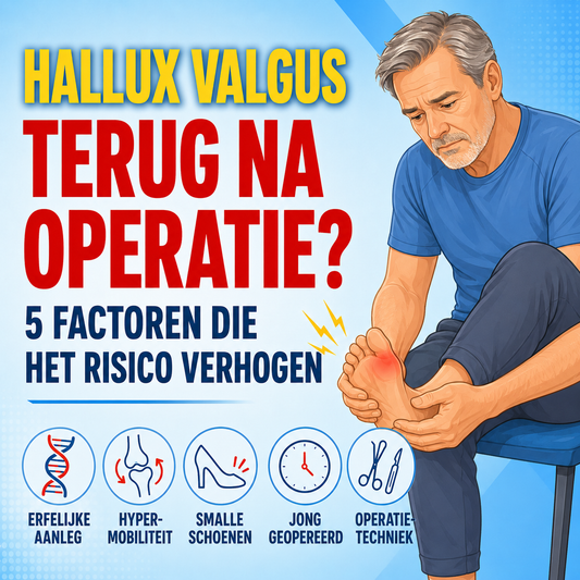 Hallux valgus operatie terugkomen: hoe groot is het risico?