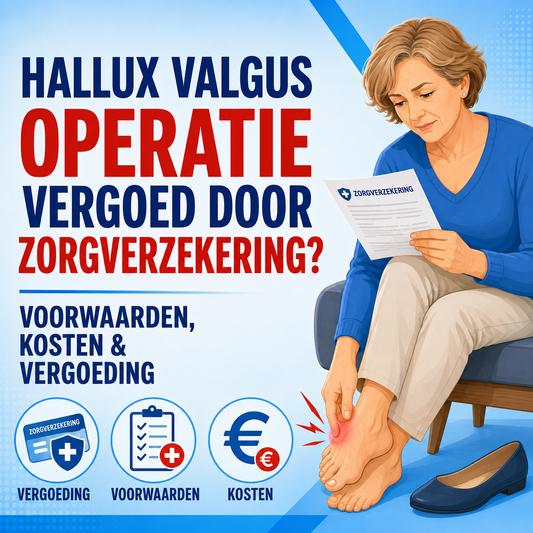 Hallux valgus operatie vergoed door zorgverzekering?