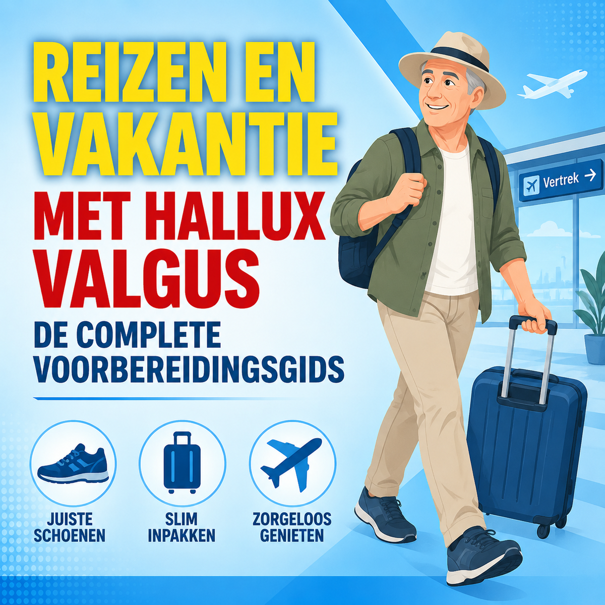 Reizen en vakantie met hallux valgus: de complete voorbereidingsgids