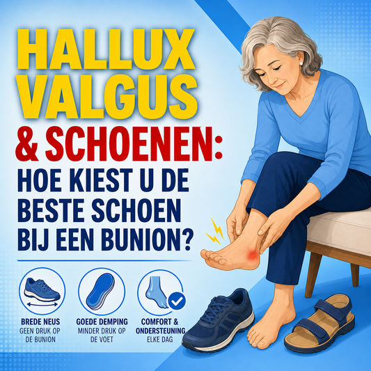 Hallux valgus en schoenen: hoe kiest u de beste schoen bij een bunion?