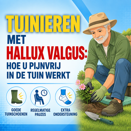 Tuinieren met hallux valgus: hoe u pijnvrij in de tuin werkt