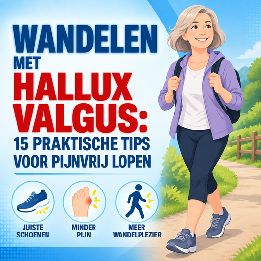 Wandelen met hallux valgus: 15 praktische tips voor pijnvrij lopen