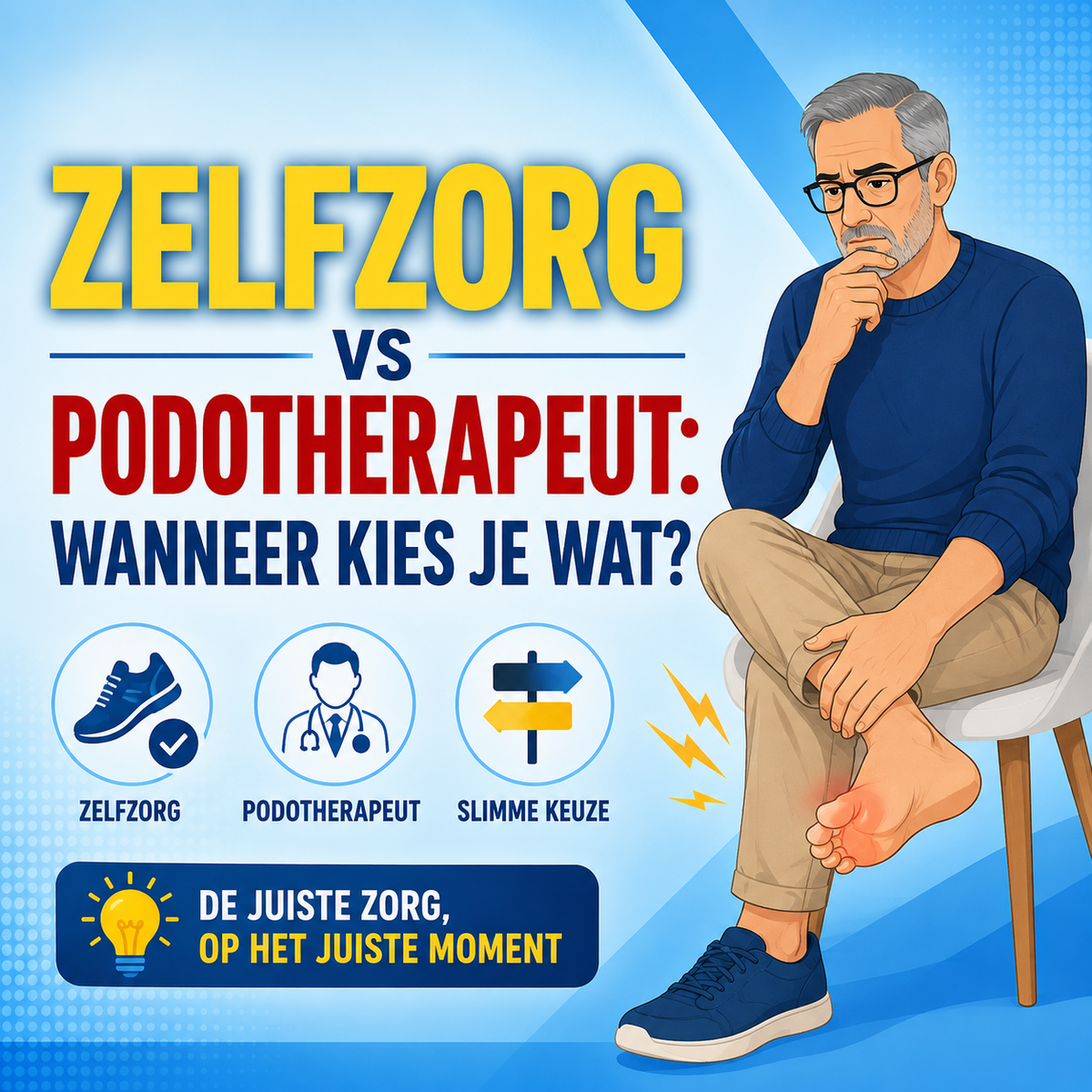 Hallux zelfzorg vs podotherapeut: wanneer kies je wat?
